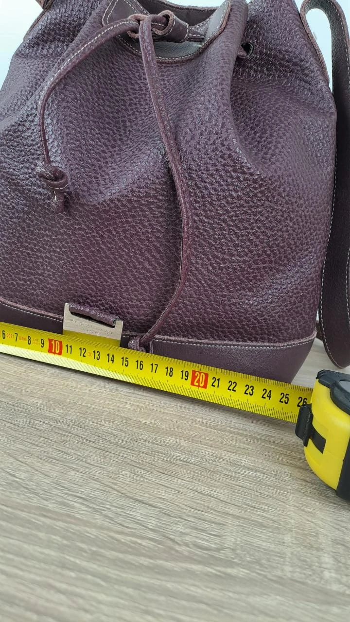 Trekkoordtas / Paquetage Paris / Vintage / Bordeaux / Dames / Leer / SV10 – photo 8